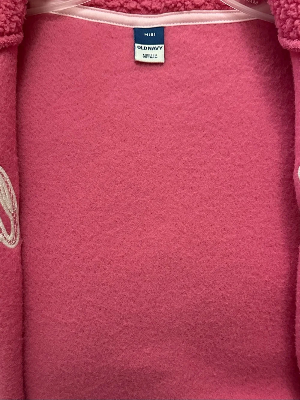 Old Navy Full Zip Sherpa - Sz Girls M (8) NWT